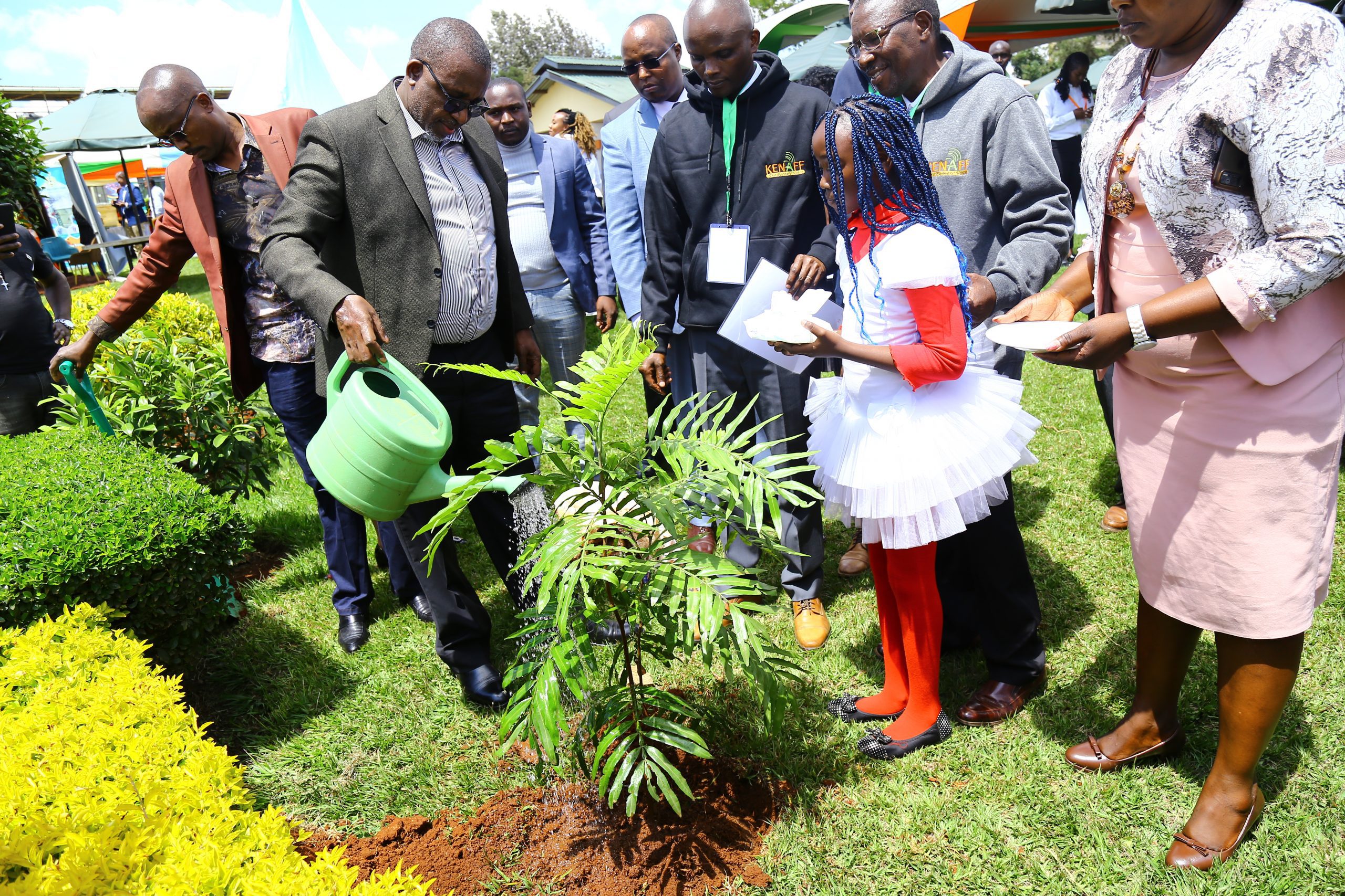 Commemorative tree planting during the 76th KENAFF AGM at the KENAFF HQ, on Friday, Dec 2, 2022